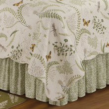 Load image into Gallery viewer, Queen Quilt Matzet Green Standard Cotton Reversible Quilt 3032AH
