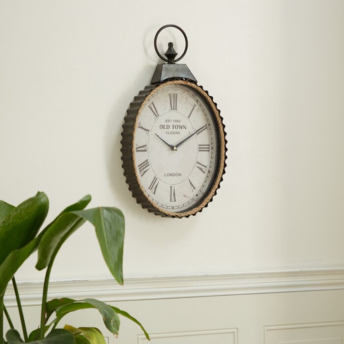 Mauney Metal Wall Clock
