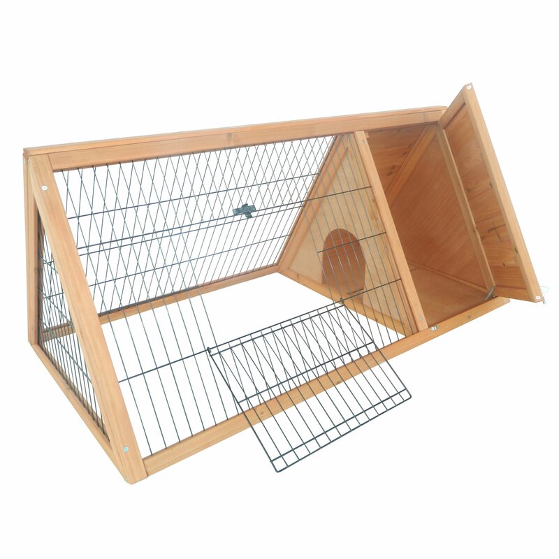 Maurice Weather Resistant Rabbit Hutch with Ramp