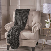 Load image into Gallery viewer, Maysville Throw Dark Gray #CR3000
