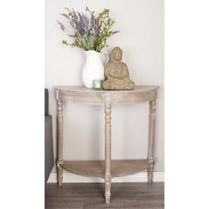 Whitewash Taupe Mcbroom 32'' Console Table