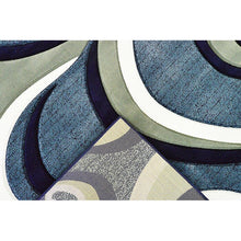 Load image into Gallery viewer, Rectangle 8&#39; x 11&#39; Mccampbell Power Loom Performance Navy Blue/Gray Rug
