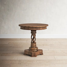 Load image into Gallery viewer, Mccaysville 30&#39;&#39; Tall Solid Wood Pedestal End Table
