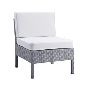 Rattan chairs with Cushions (TWO END CHAIRS THAT GO WITH A SECTIONAL)#9128