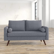 Load image into Gallery viewer, Mcelhaney 58.75&#39;&#39; Square Arm Loveseat with Reversible Cushions
