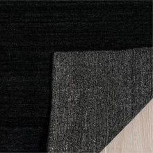 Load image into Gallery viewer, Rectangle 8&#39; x 10&#39; Mcelroy Handmade Flatweave Anthracite Rug
