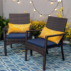 Mcgahan Patio Dining Armchair with Cushion (Set of 2)