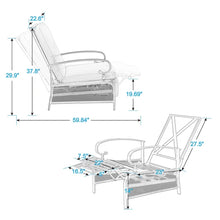 Load image into Gallery viewer, Mcgahan Recliner Patio Chair with Cushions
