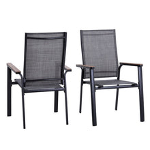 Load image into Gallery viewer, Mcgahan Stacking Patio Dining Armchair (Set of 2)
