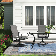 Load image into Gallery viewer, Mcgahan Swivel Patio Dining Armchair (Set of 2)
