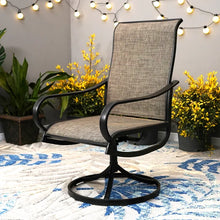 Load image into Gallery viewer, Mcgahan Swivel Patio Dining Armchair (Set of 2)
