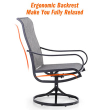 Load image into Gallery viewer, Mcgahan Swivel Patio Dining Armchair (Set of 2)
