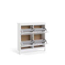 Load image into Gallery viewer, White Mchone 16 Pair Shoe Storage Cabinet
