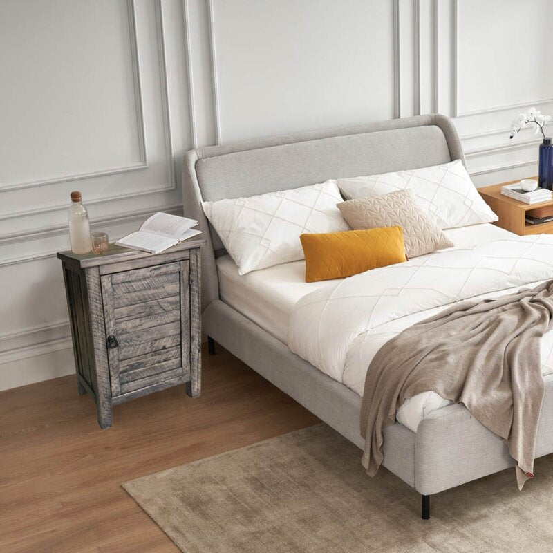 Mcintyre 28'' Tall Solid Wood 1 - Door Accent Cabinet