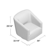 Load image into Gallery viewer, Mcintyre 30'' Wide Swivel Barrel Chair
