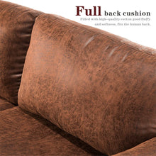 Load image into Gallery viewer, Mckenny 100.78&quot; Wide Faux Leather Reversible Modular Sofa &amp; Chaise
