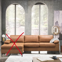 Load image into Gallery viewer, Mckenny 100.78&quot; Wide Faux Leather Reversible Sofa PIECE ONLY
