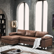 Load image into Gallery viewer, Mckenny 2 - Piece Vegan Leather Sectional
