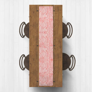 Mclaughlin Abstract Waves Table Runner, 90" L x 16" W