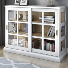 Load image into Gallery viewer, White Meachum 2 Door Accent Cabinet ( AP604 )
