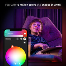 Load image into Gallery viewer, 548545 Philips Hue 60 Watt Equivalent A19 LED Smart, Dimmable Light Bulb, Warm White (2200K) E26/Medium (Standard) Base (Set of 4) 4790RR
