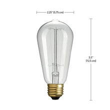 Load image into Gallery viewer, 40 Watt, A19 Incandescent Dimmable Light Bulb, Warm White (2700K) E26/Medium (Standard) Base (Set of 12) #2391HW
