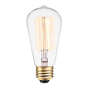 01321 60 Watt (60 Watt Equivalent), ST19 Incandescent, Dimmable Light Bulb, Warm White (2200K) E26/Medium (Standard) Base (Set of 3) GL1003