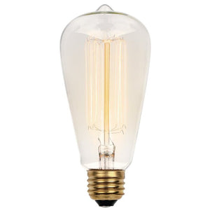 413200 60 Watt, ST20 Incandescent, Dimmable Light Bulb, Vintage Yellow (2200K) E26/Medium (Standard) Base - Set of 3 (ND182)