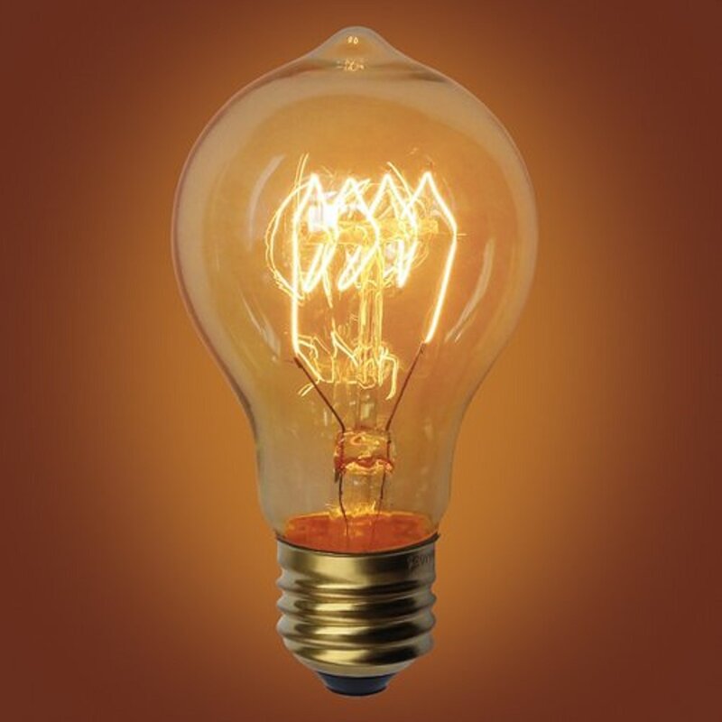 40 Watt, A19 Incandescent, Dimmable Light Bulb, Warm White (2700K) E26/Medium (Standard) Base (Part number: Bulb-1101669) Set of 12 464AH