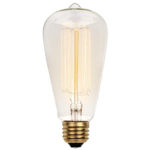 413200 60 Watt, ST20 Incandescent, Dimmable Light Bulb, Vintage Yellow (2200K) E26/Medium (Standard) Base - Set of 4 Bulbs (SB1158)