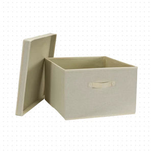 10” H x 16” W x 19” D Medium Fabric Box (Set of 2)
