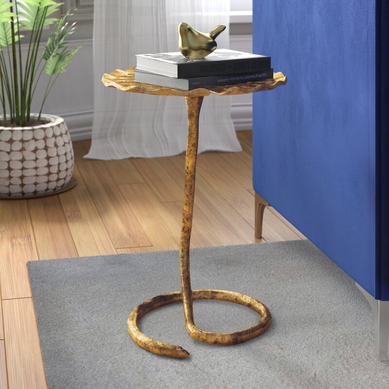 Medora 21'' Tall Figurine End Table