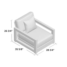 Load image into Gallery viewer, Melrose Teak Patio Chair with Cushions
