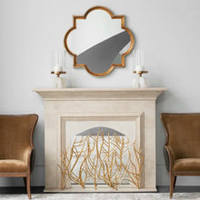 Load image into Gallery viewer, Memoire Single Panel Iron Fireplace Screen
