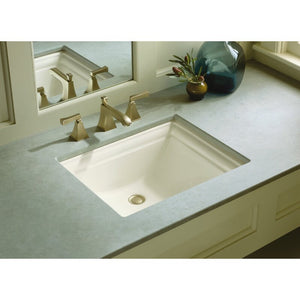 Memoirs Vitreous China Rectangular Undermount Bathroom Sink with Overflow 3880RR