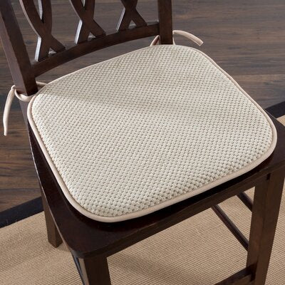 3 Memory Foam Pad Indoor Dining Chair Cushions - 566CE
