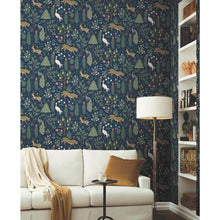 Load image into Gallery viewer, Menagerie Floral Wallpaper, 2 Rolls
