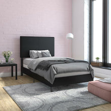 Load image into Gallery viewer, Twin Mendez Upholstered Low Profile Standard Bed 2576AH
