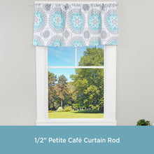 Load image into Gallery viewer, 28&quot; - 48&quot; Brushed Nickel Mendoza Single Curtain Rod 1680AH
