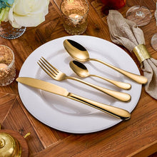 Load image into Gallery viewer, Keuka Stainless Steel Flatware - Set of 24
