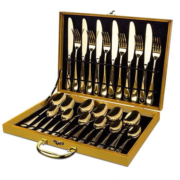 Keuka Stainless Steel Flatware - Set of 24