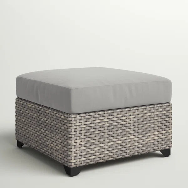 Merlyn Outdoor Ottoman with Cushion