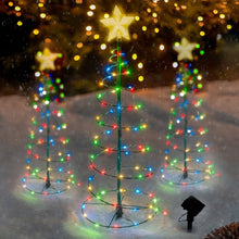 Load image into Gallery viewer, Merrylite LED Christmas 70 Light Solar Lighted Trees &amp; Branches OG453
