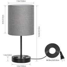 Load image into Gallery viewer, Metal USB Table Lamp (Set of 2)
