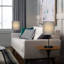Load image into Gallery viewer, Metal USB Table Lamp (Set of 2)
