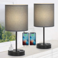 Load image into Gallery viewer, Metal USB Table Lamp (Set of 2)
