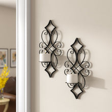 Load image into Gallery viewer, Metal Wall Sconce (Set of 2) 1677AH
