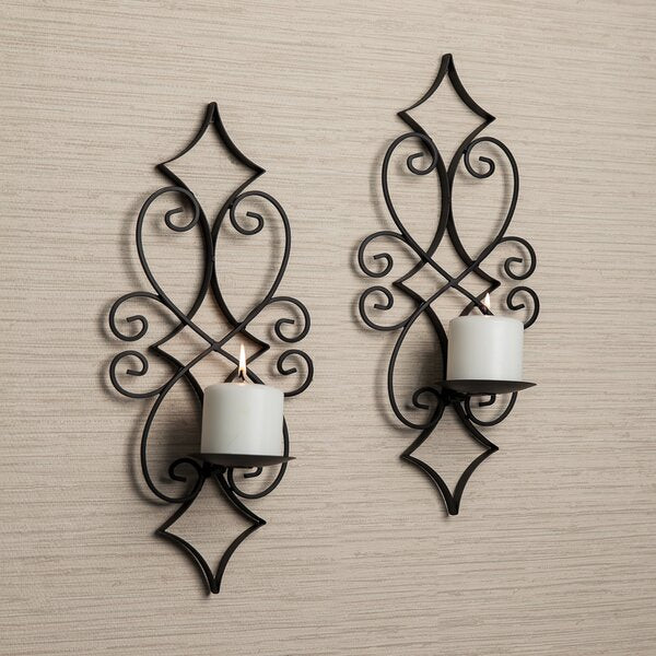 Metal Wall Sconce (Set of 2) 1677AH
