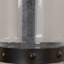 Load image into Gallery viewer, Black/Clear 22&quot; Glass/Metal Wall Wall Sconce - 555CE
