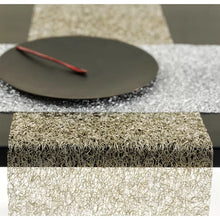 Load image into Gallery viewer, Gold Metallic Lace Table Runner

